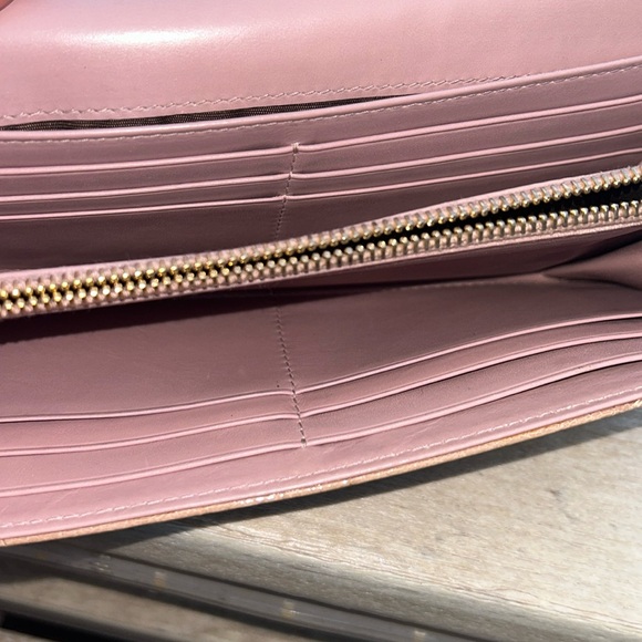 Miu Miu Tan Crocodile Embossed Wallet - Picture 6 of 6